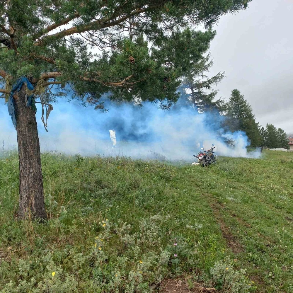 Зуслангийн бүсийн хортон шавжийг устгаж байна